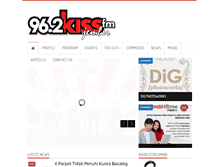 Tablet Screenshot of kissfmjember.com